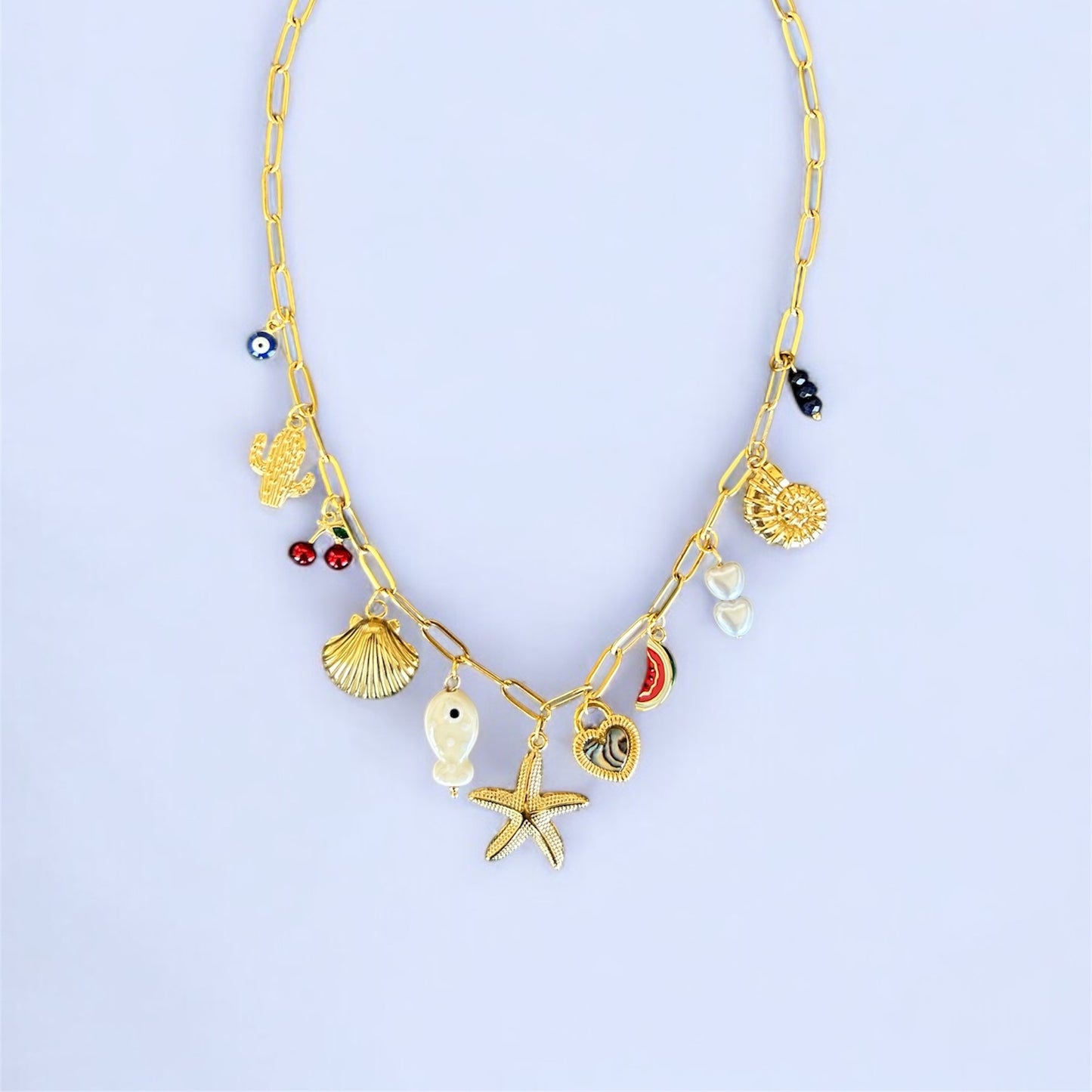 European Summer Charm Necklace Non tarnish 2