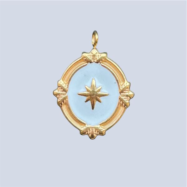 Vintage White Pendant