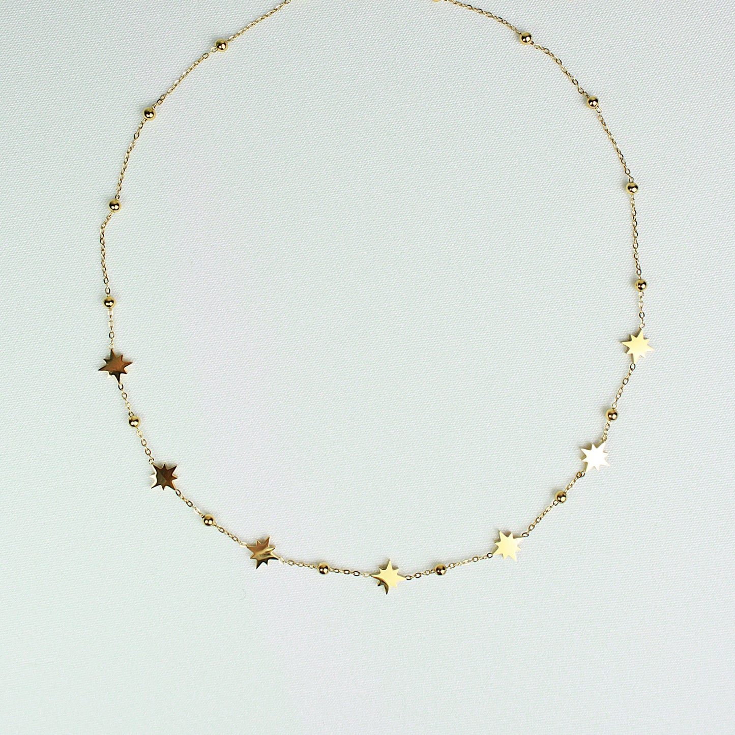 Gold Stars Necklace