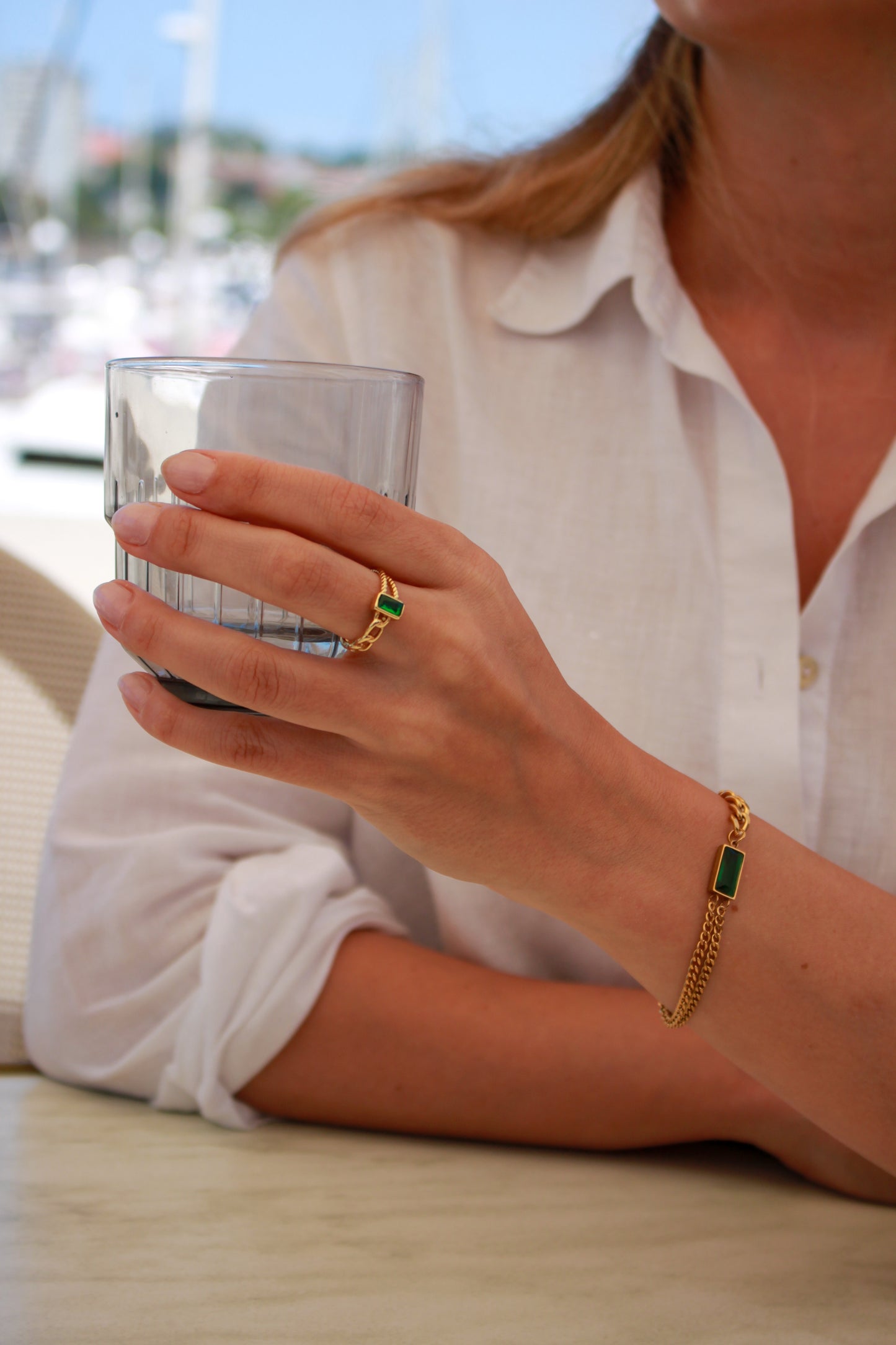 Anillo de cadena GreenStone