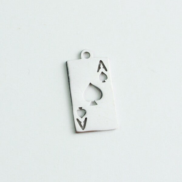 Ace of Spades Card (Silver)