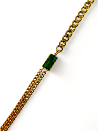 Pulseira de Corrente GreenStone