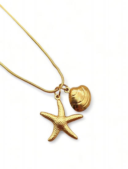 Shell and Starfish Necklace