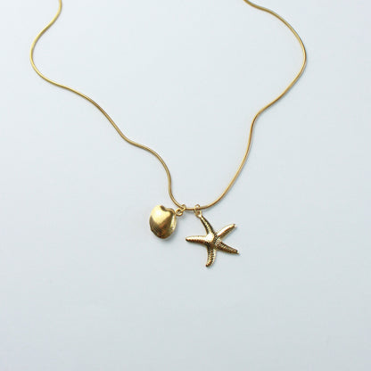 Colar Concha e Estrela do Mar