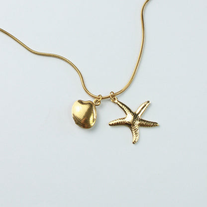 Colar Concha e Estrela do Mar