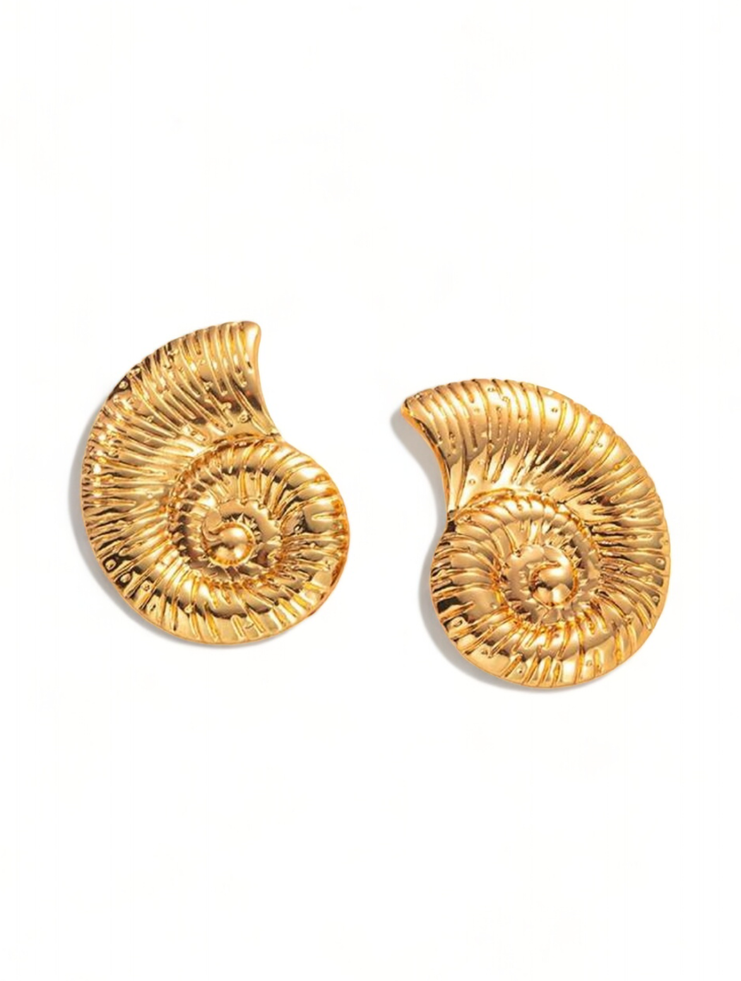 Spiral Shell Earrings