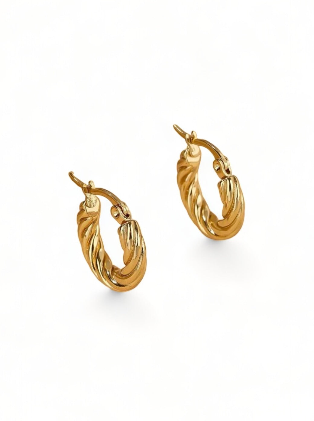 Twisted Hoop Earrings