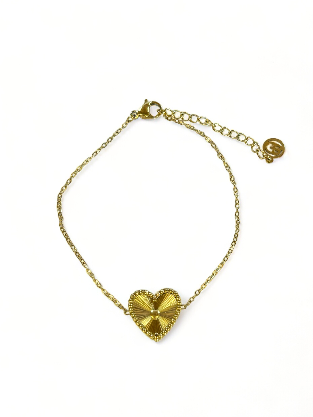 Golden Heart Jewelry Set