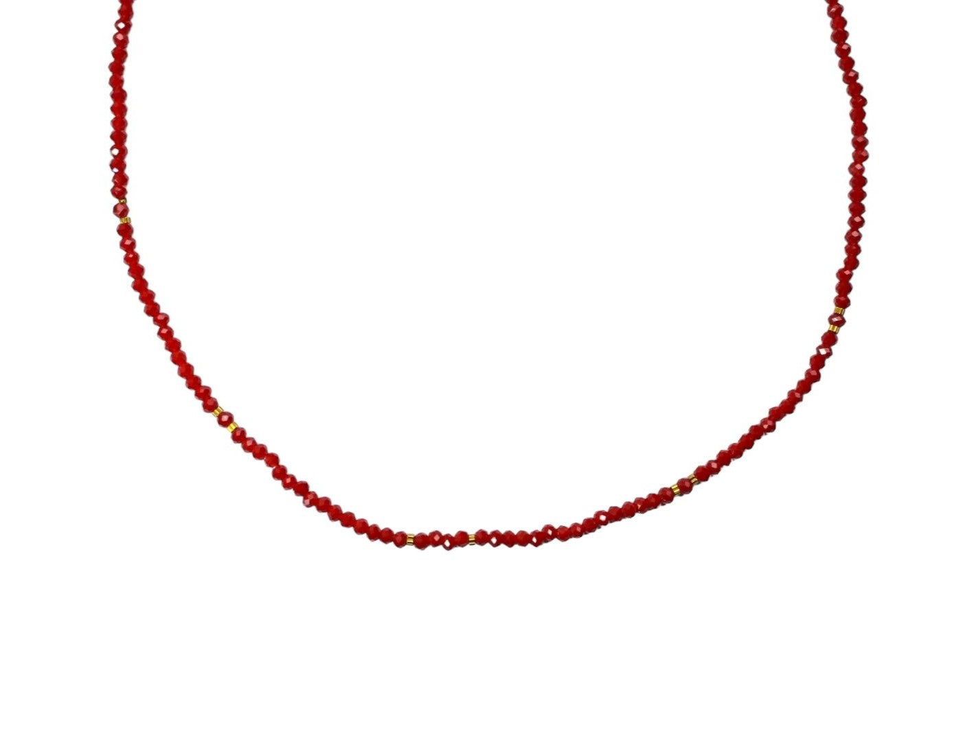 Red Beaded Choker