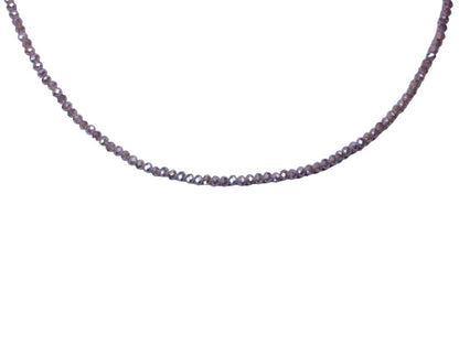 Lilac Beaded Choker