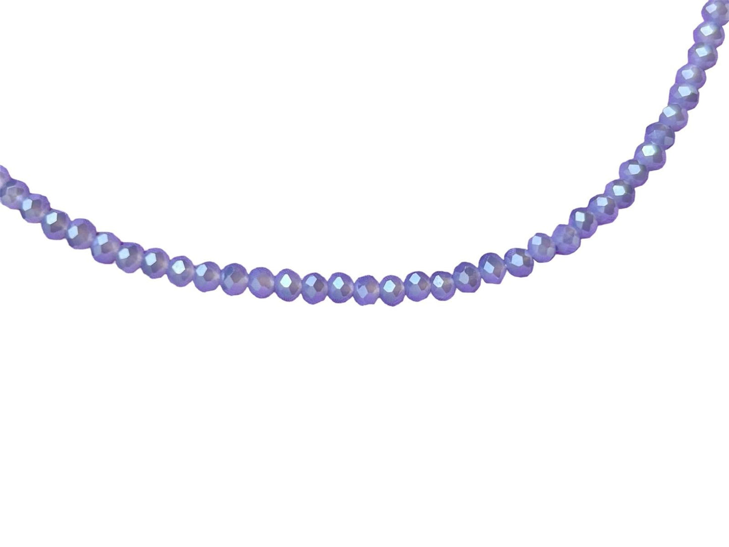 Lilac Beaded Choker