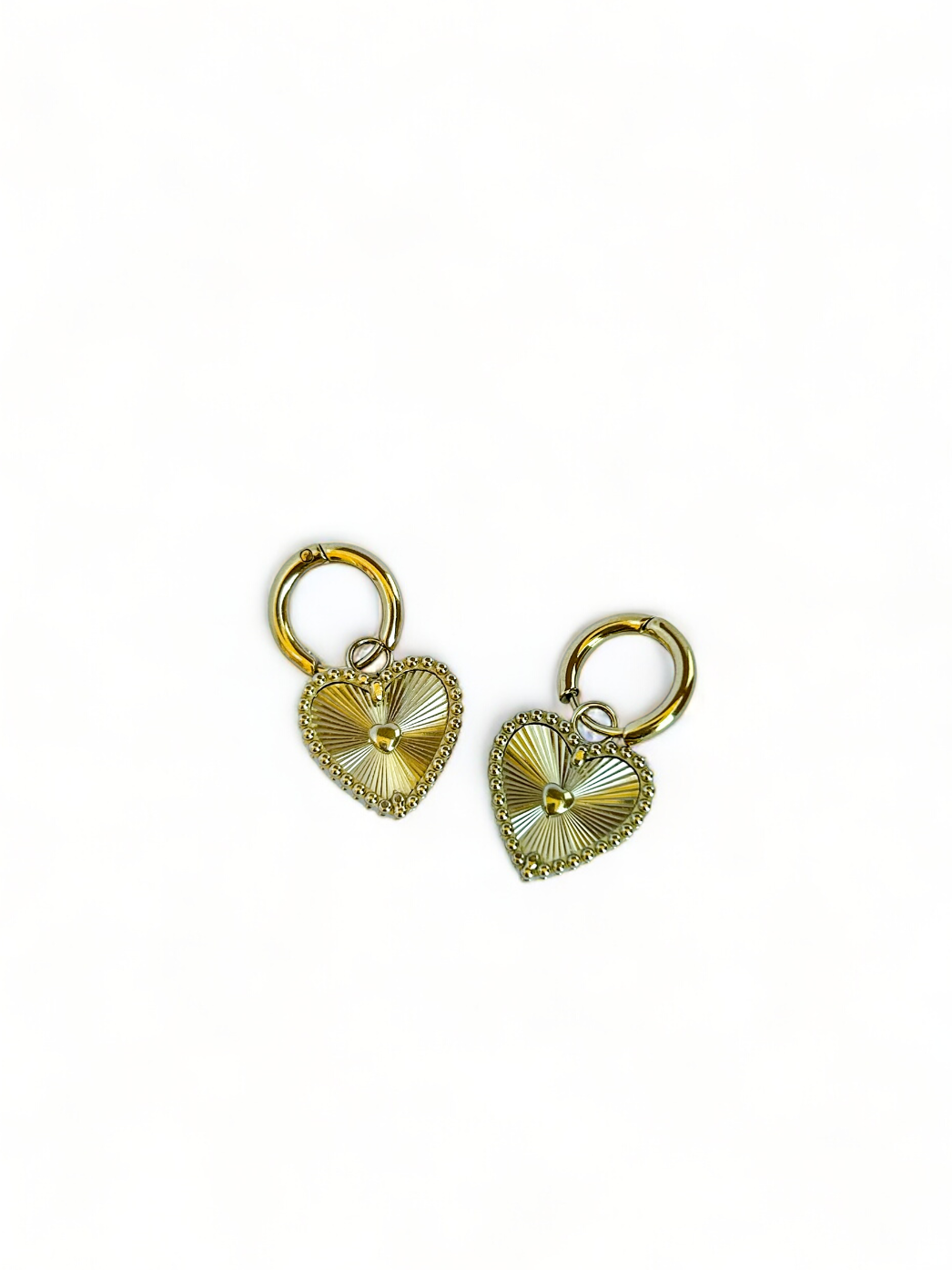 Golden Heart Jewelry Set