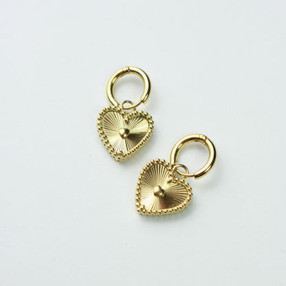 Golden Heart Jewelry Set