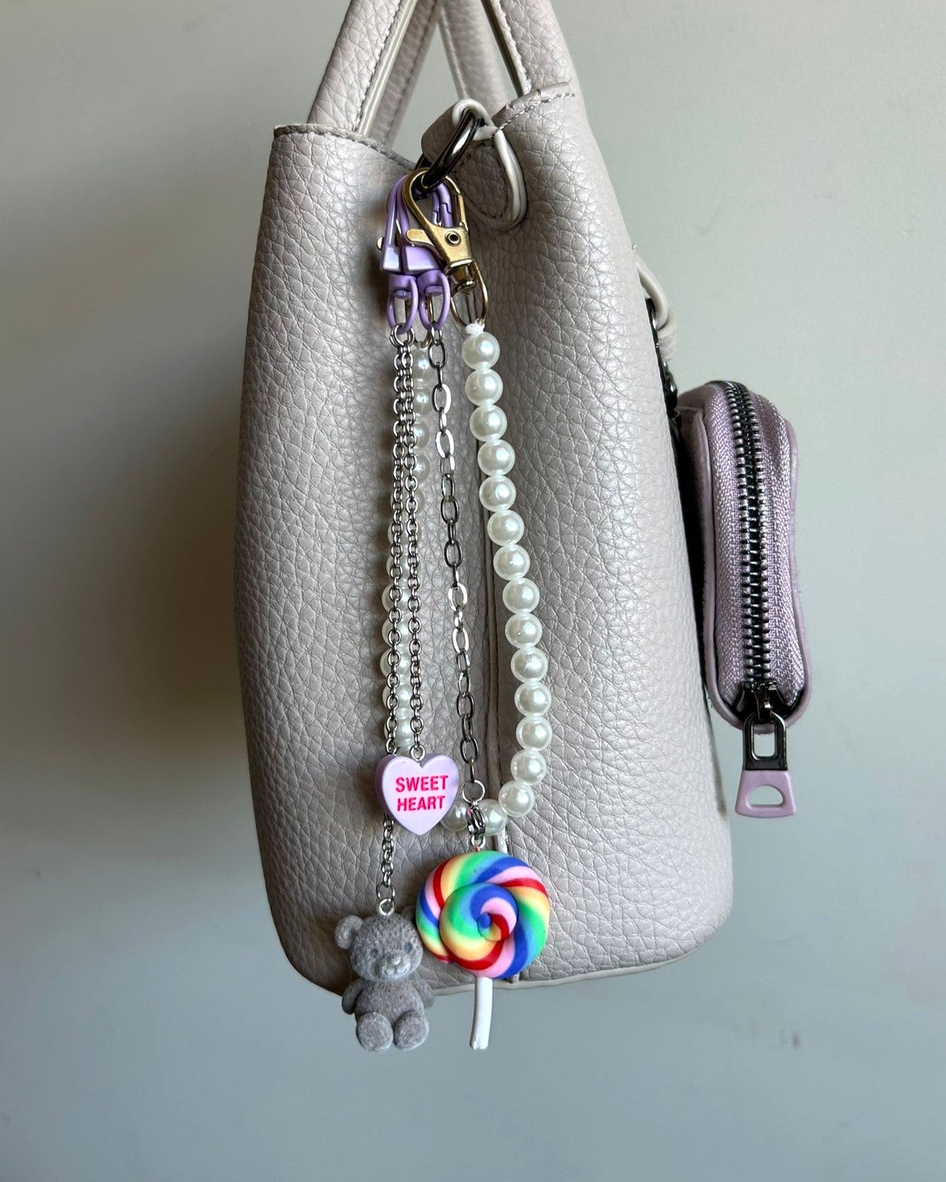 Bag Charms Teddy and Lollipop