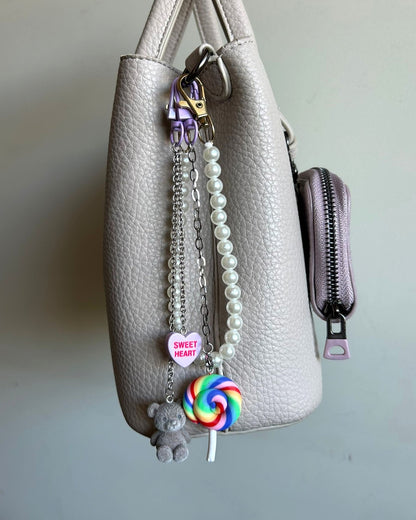 Bag Charms Teddy and Lollipop