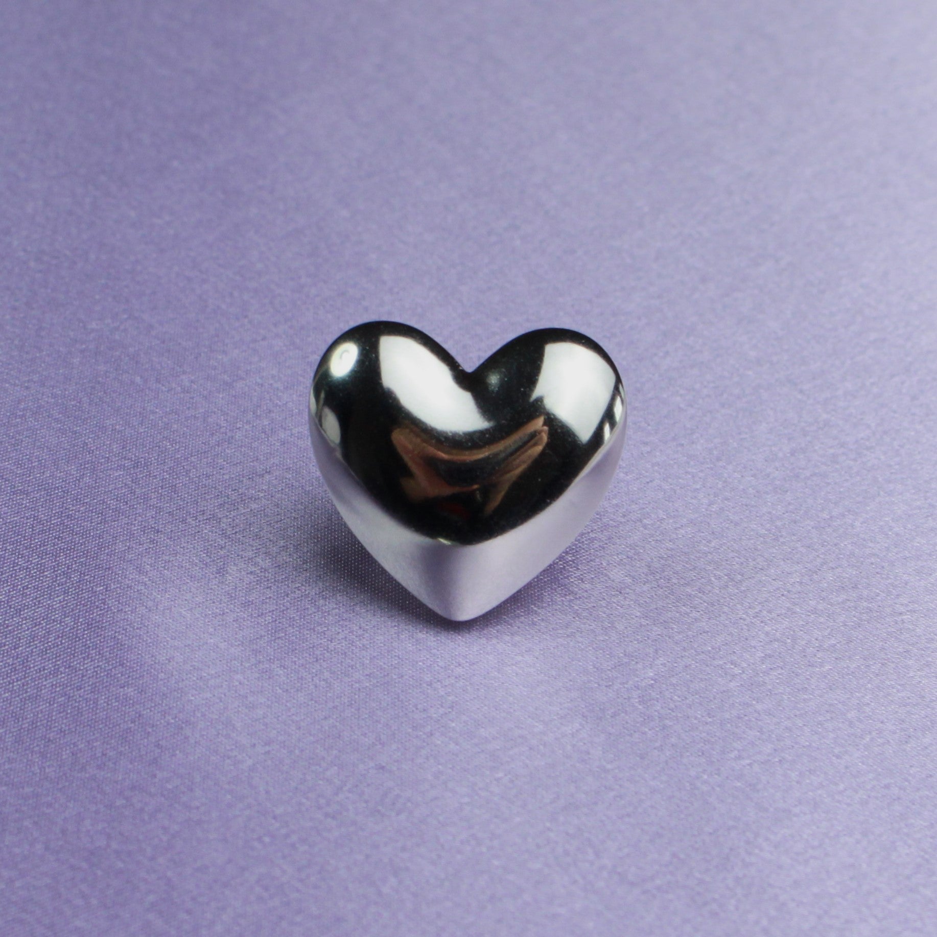 Chunky Heart Ring Silver valentines