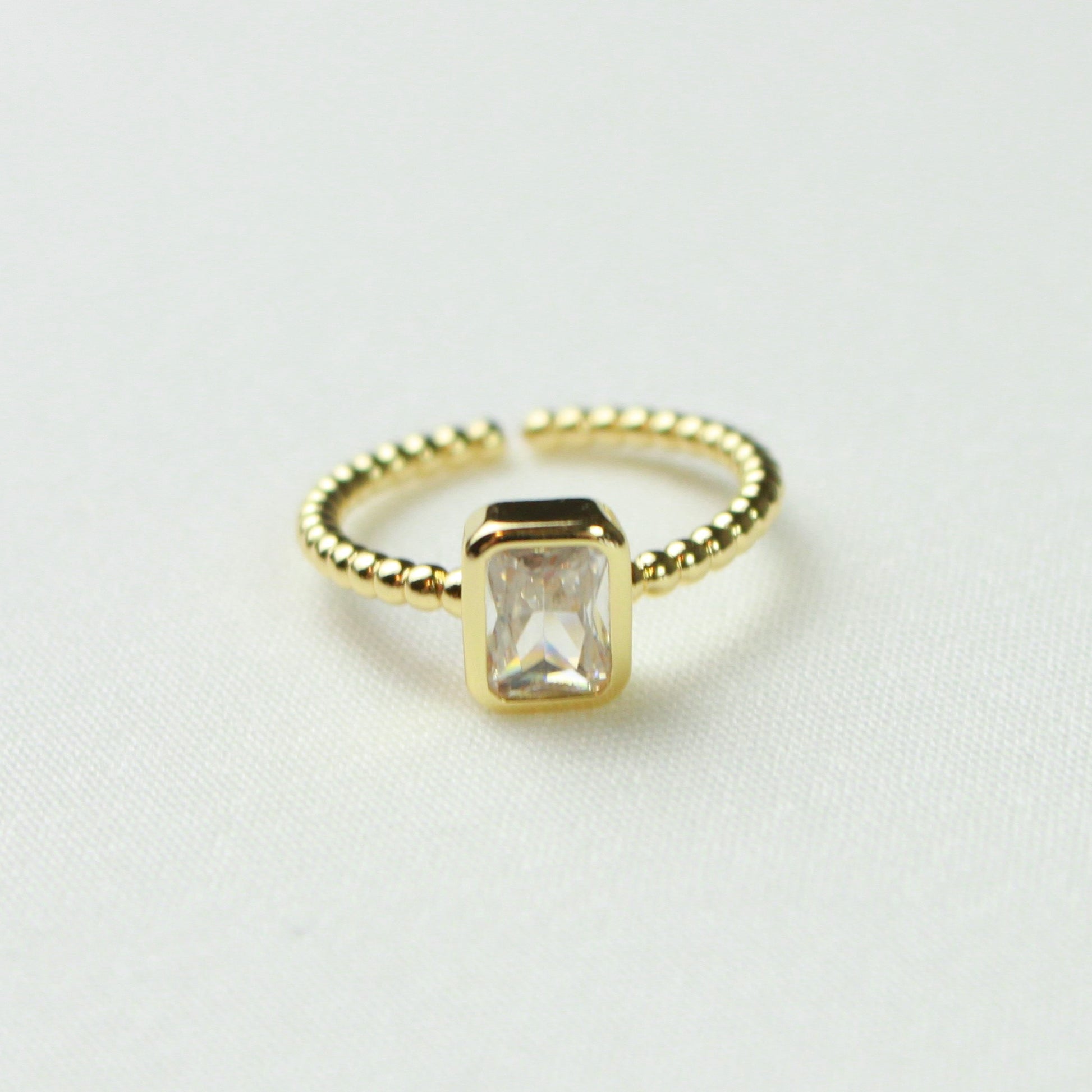 Emerald Cut Diamond Promise Ring Valentines