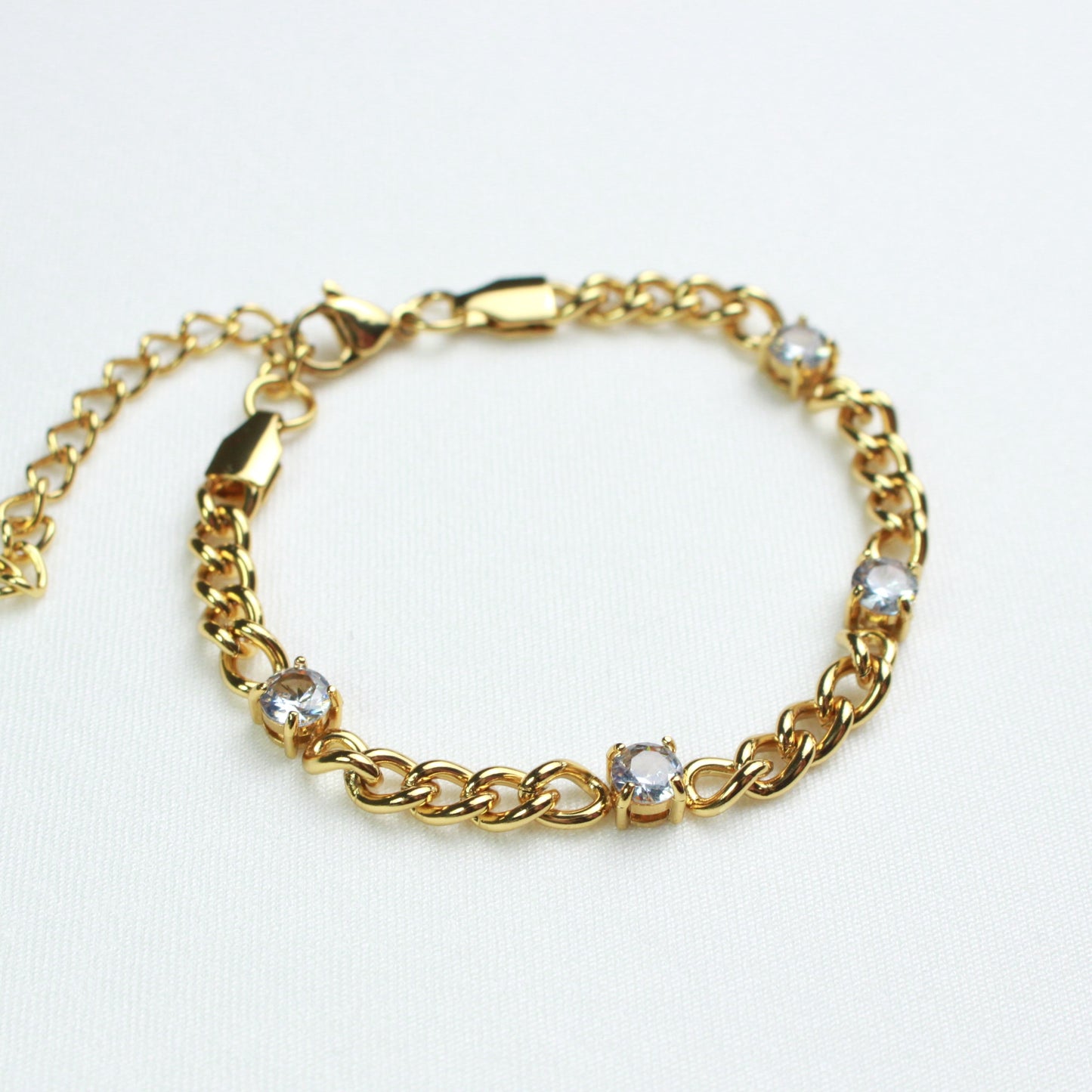 Gems Curb Bracelet Valentines