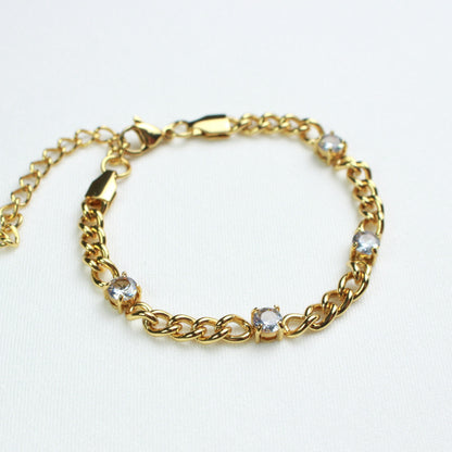 Gems Curb Bracelet Valentines