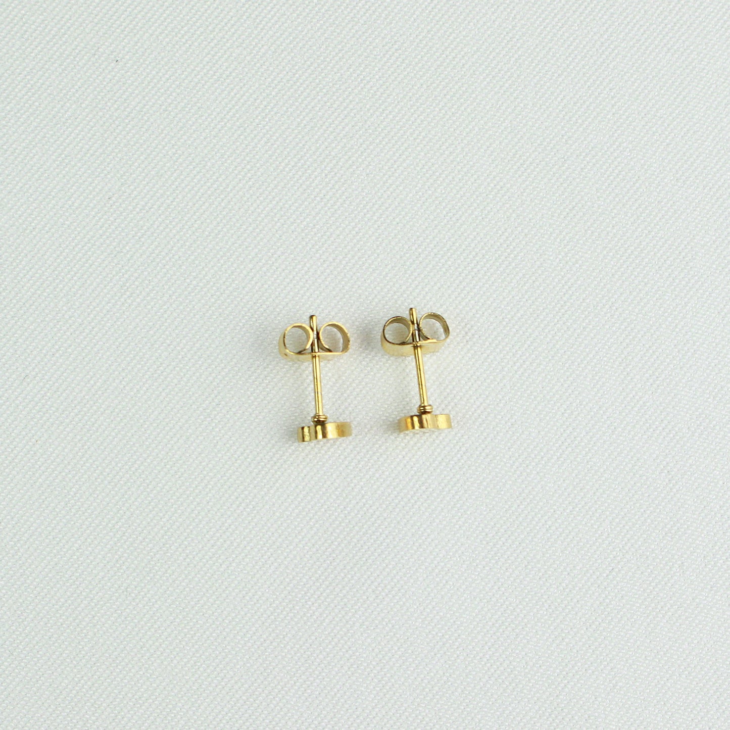 Gold Dainty Heart Earrings Valentines 2