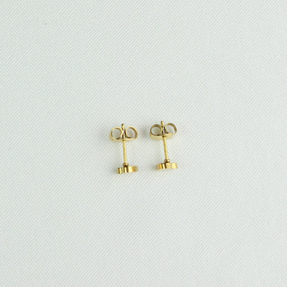 Gold Dainty Heart Earrings Valentines 2