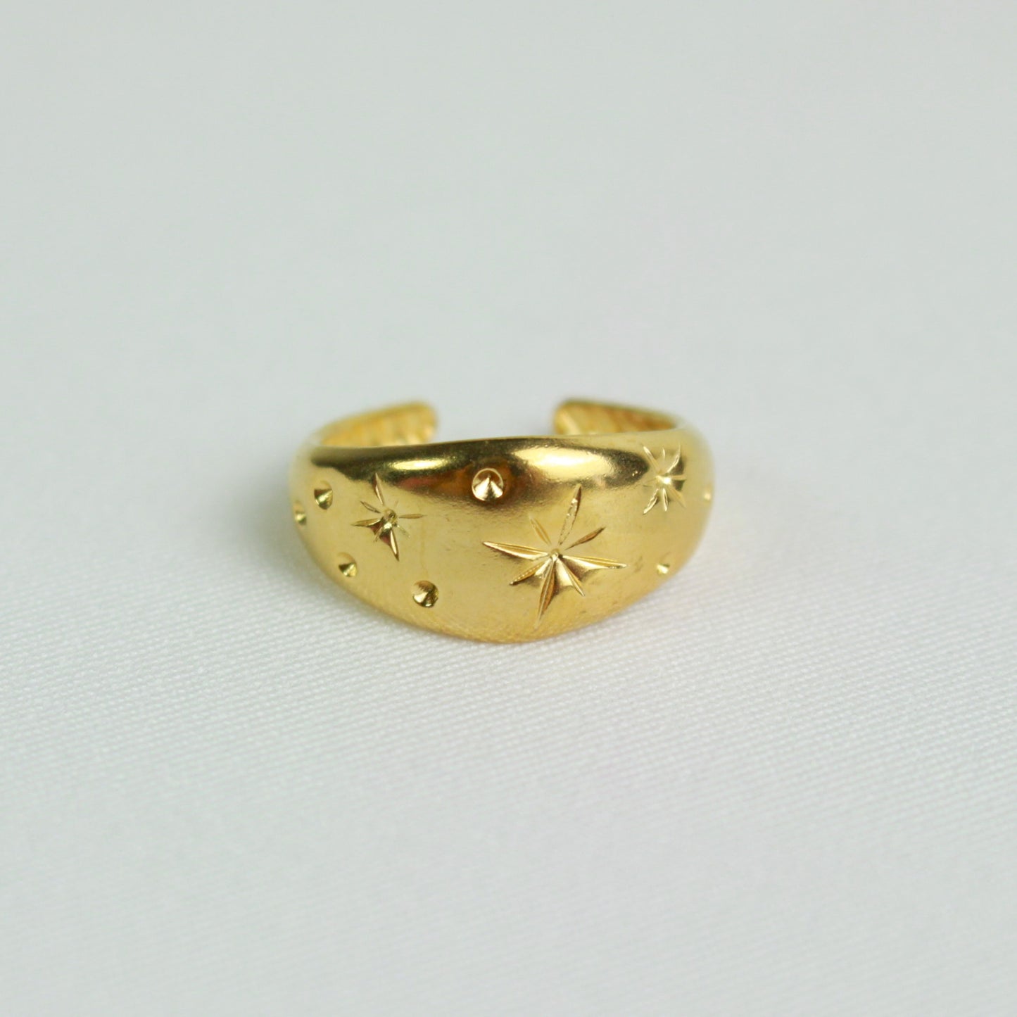 Gold Starry Dome Ring