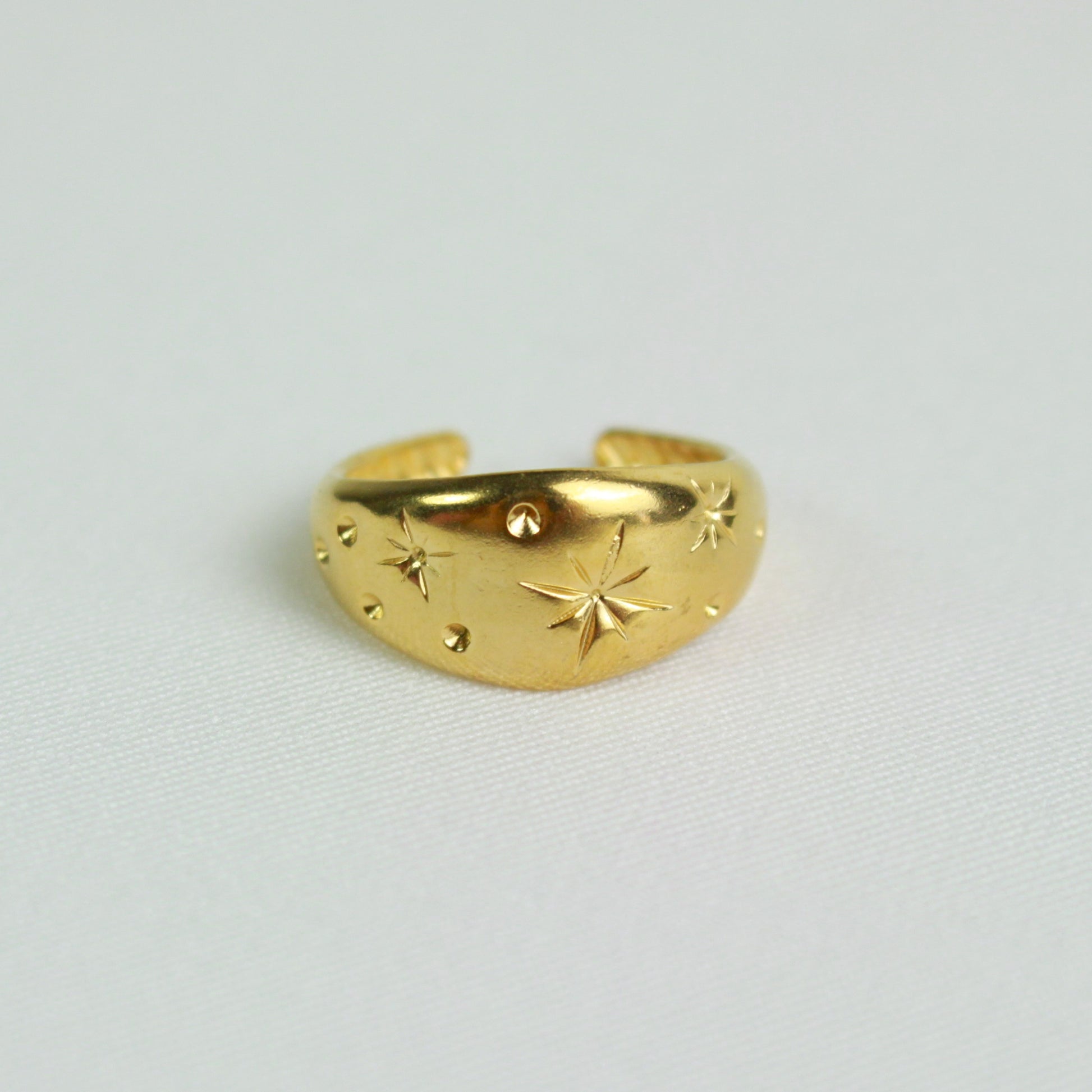 Gold Starry Dome Ring