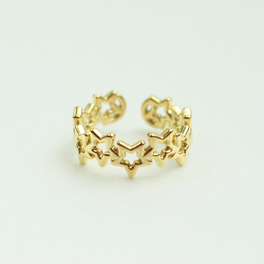 Gold Stars Ring