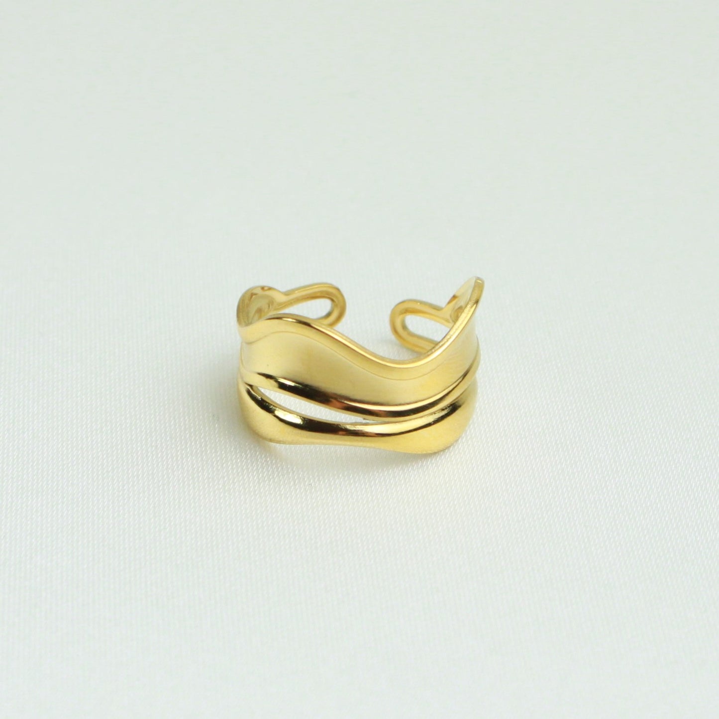 Gold Waves Ring