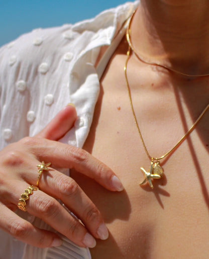 Shell and Starfish Necklace