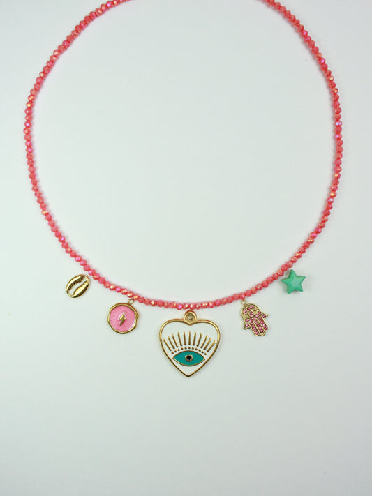 DYO Beaded Charm Necklace