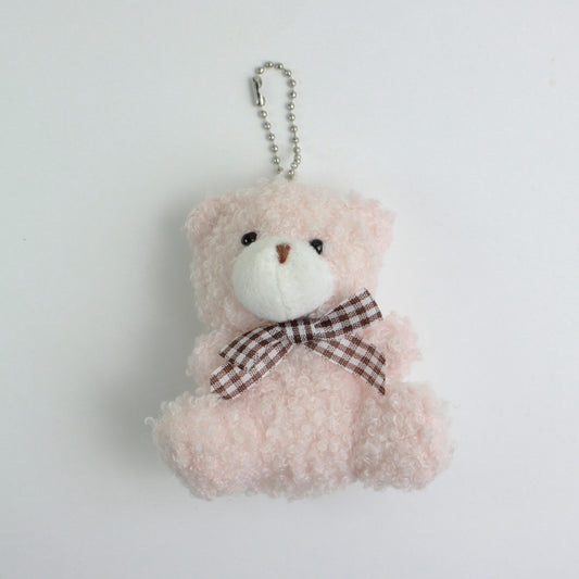 Pink Teddy Keychain