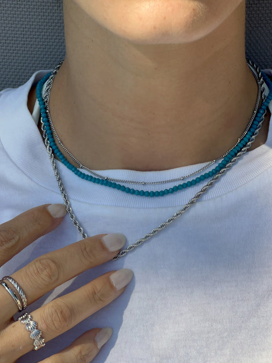 Turquoise Beaded Choker