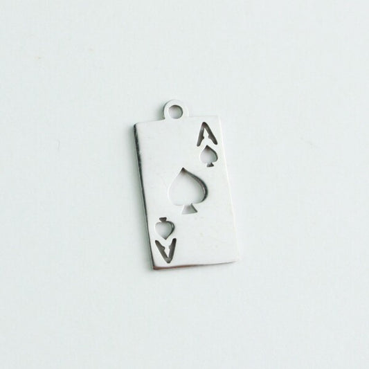 Ace of Spades Card (Silver)