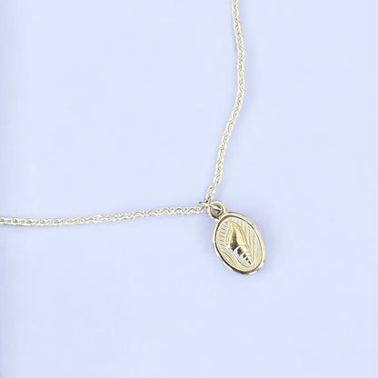 Silver Conch Pendant Necklace Non Tarnish
