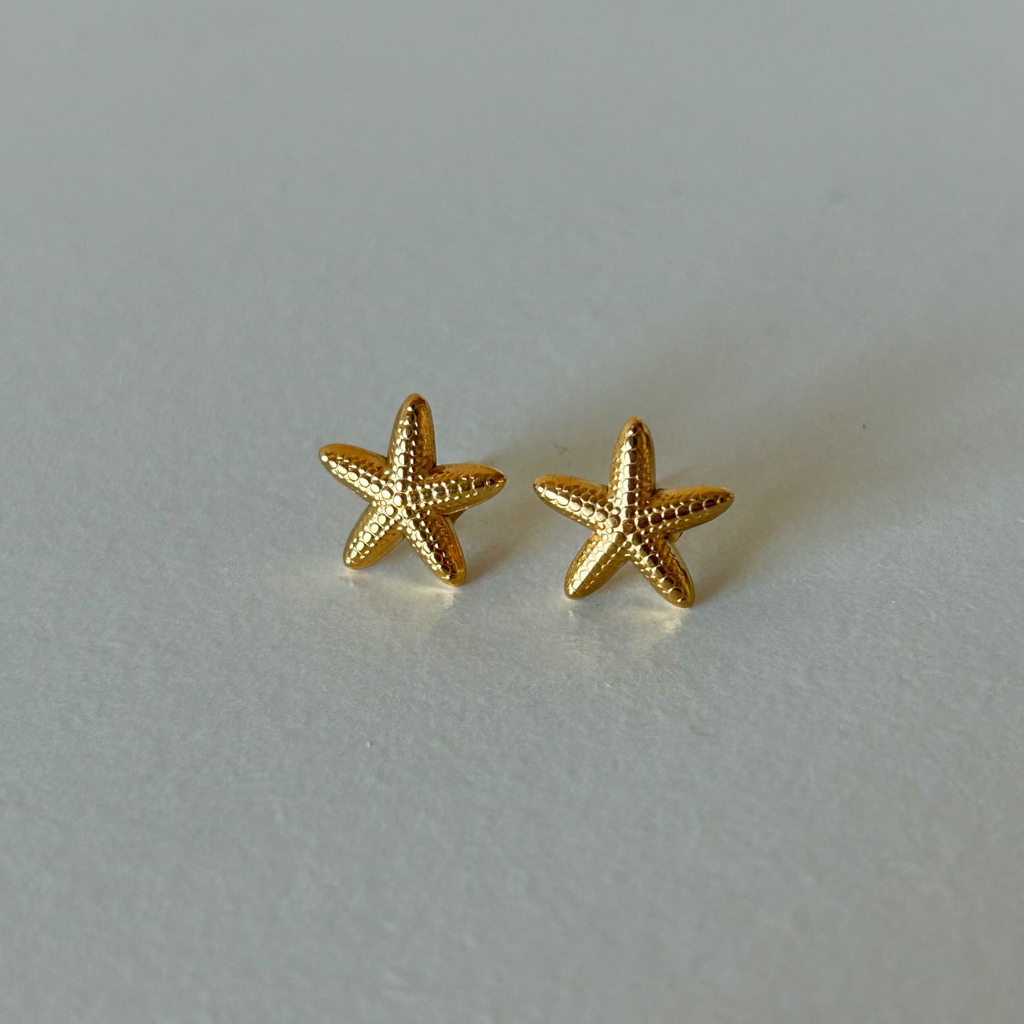 Starfish Gold Earrings Non Tarnish