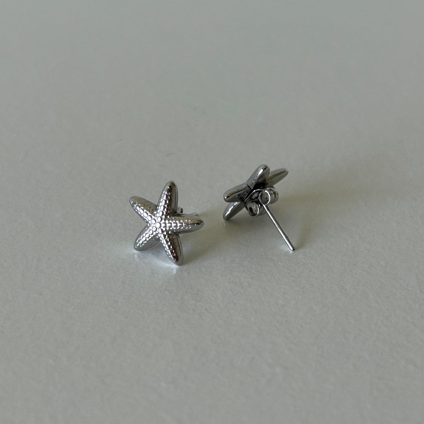 Starfish Silver Earrings Non Tarnish
