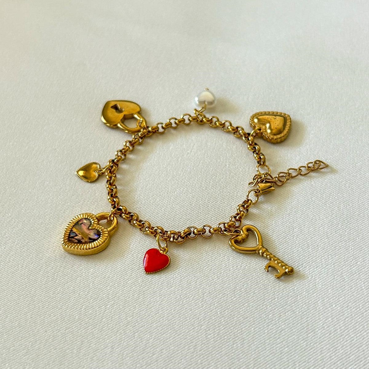 Valentines Day Charm Bracelet